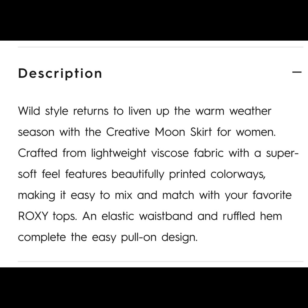 NWT Roxy Creative Moon Skirt - Picture 8 of 10